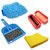 Stylewell Combo Of Mini Dustpan Broom Set, Magic Roller Hand Dust Brush, Microfiber Hand Glove With Polish Towel Cloth