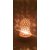 AuraDecor Crystal Hanging Gold Finish Tealight Holder With A Tealight