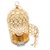 AuraDecor Cage Crystal Gold Finish Tealight Holder With A Tealight
