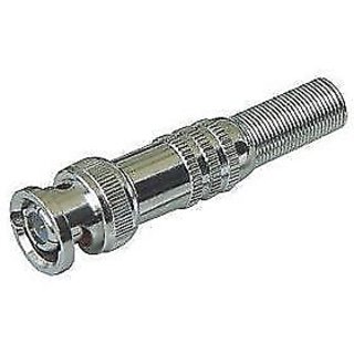 BNC Male Jack Connector Plugs For CCTV Camera DVR BUY1SET(4PCS)+GET1PCS FREE Fas