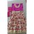 Poshvariety Women's Pink Satin SIlk Long Semi stiched Free Size Anarkali Salwar Suit For Womens And Girls
