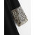 Westrobe Women Black Contrast Sequin Cuff Dip Hem Top