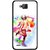 Snooky Printed Shopping Girl Mobile Back Cover For Huawei Honor 3C - Multicolour