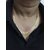 22K Gold Plated Neck Chain for men 20 Inch long , 8mm thick textured Link Chain -XC-60