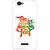 Snooky Printed Drop Fear Mobile Back Cover For Micromax Canvas 2 A120 - White