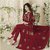Indian Stylish Designer Bollywood Party Maroon Georgett Unstitched Embroidery Lehenga Anarkali Salwar Suit Dress