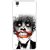 Snooky Printed Joker Mobile Back Cover For Oppo F1 - Multi