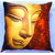 Welhouse India Budha Art 3D Cushion Covers - Pack of 1DGC-18-021