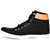 Essence Men's Brown Synthetic Lace-Up Casual Ankle Length Boots