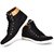 Essence Men's Brown Synthetic Lace-Up Casual Ankle Length Boots