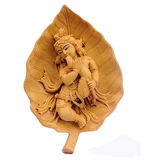 Paan Krishna (Wood Finish)