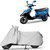 Vsquare Premium Quality TVS Scooty Pep+ Two Wheeler Cover Silver