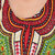 Nakoda Creation Womens Rayon Dashiki Print Traditional Balloon Aline Umbrella Cut Midi Dress Green(Fit to All-S_M_L_XL_XXL)
