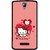 Snooky Printed Pinky Kitty Mobile Back Cover For Lenovo A2010 - Multicolour