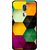 Snooky Printed Hexagon Mobile Back Cover For Coolpad Cool 1 - Multi