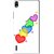 Snooky Printed Colorfull Hearts Mobile Back Cover For Huawei Ascend P7 - Multi