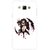 Snooky Printed Kungfu Girl Mobile Back Cover For Samsung Galaxy E5 - Multicolour