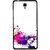 Snooky Printed Flowery Girl Mobile Back Cover For Gionee Pioneer P4 - Multicolour