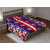 JARS Collections Multicolor 3-D Double Bedsheet with 2 Pillow Covers
