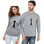 Combo Of Grey Printed Round Neck Couple T-Shirts by WE2