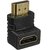 Microware 90 Degree HDMI Male to Female Right Angle Adapter Converter Gold Plated For HDTV