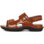 RiBiT Men's Handmade Stitch Down leather Breeze Tan Sandals
