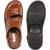 RiBiT Men's Handmade Stitch Down leather Breeze Tan Sandals