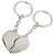 Split Heart Keyring - 2 Key Ring Pack