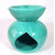 Ceramic Sea Green Color Decorative Candle Aroma Oil Diffuserburner Or Aroma