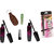 ADS 1625 Eyeliner, Mascara, Kajal, Eye Care Kajal, Lip Gloss with Ashra Keychain(Pack Of-6)