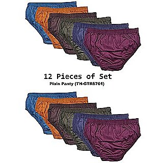 Buy Ladies Multicolor Cotton Underwear Pack Of 12 Pcs Online 449 From Shopclues