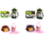 Jayco Bingo Water Bottle With Dora Ben 10 Sponge Bob Lunch Box Set for Kids (Ben 10 Black)