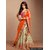 Indian Style Lehengas New Arrivals Latest Women's Orange Net Embroidered Semi Stitched Lehenga 1018