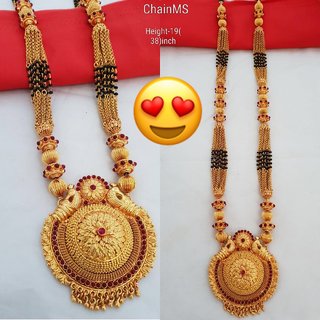 Branded golden mangalsutra one gram gold jewellery