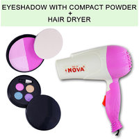 Adbeni Eyeshadow with Compact Powder Nova Hair Dryer C