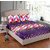 Welhouse India 3D Printed 1 Double bedsheet with 2 Pillow Covers 3D-024