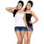 Women's Pack Of 2 Multicolor Cotton Plain Camisole ( Color May Vary)