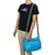 Favria Men  Women Blue Polyester Sling Bag