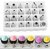Crownlit 24 Pieces Different Shapes Nozzle Piping Set for Decorating Cakes, Muffins, Chocolates, Biscuits