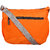 Favria Men  Women Orange Sling Bag