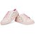 Blinder Women's Pink Golden Stars Casual Sneakers Lace-Up Trendy Shoes
