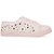 Blinder Women's Pink Golden Stars Casual Sneakers Lace-Up Trendy Shoes