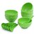 Soup Bowls Lime Green Set of 6 with Spoon