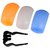 3 COLOUR DIFFUSER BOUNCE FOR POP UP FLASH BUILT IN FLASH Cover for Canon Nikon DSLR SLR Camera