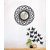 Hosley Decorative Circular Sprial Iron Wall Mirror