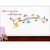 EJA Art Love The Journey  Wall Sticker 72 X 30Inch Covering Area