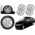 Premium Quality Car Full Wheel Covers Caps Silver Colour 15inches - Honda City Idtec - Set of 4pcs