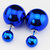 SALE Six Pair Metallic Solid Color Double Side Double Ball Stud Earrings