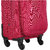 Safari Medium Red Fabric 4 Wheels Trolley