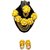 Kk Kreation Yellow And Golden Flower Jewelery For Haldi And Mehndi Function